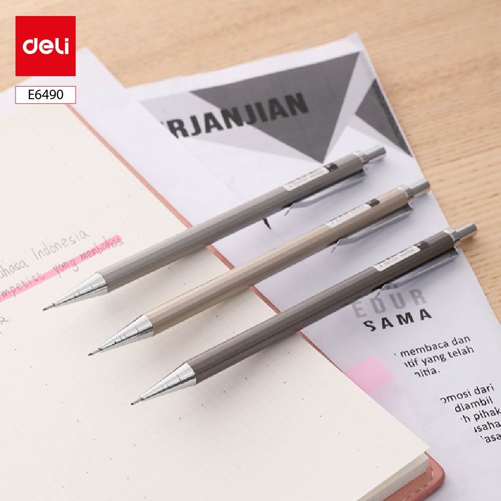 ديلي قلم رصاص كباس - 0.5 مم - بدن معدن ألوان مختلفة - E6490